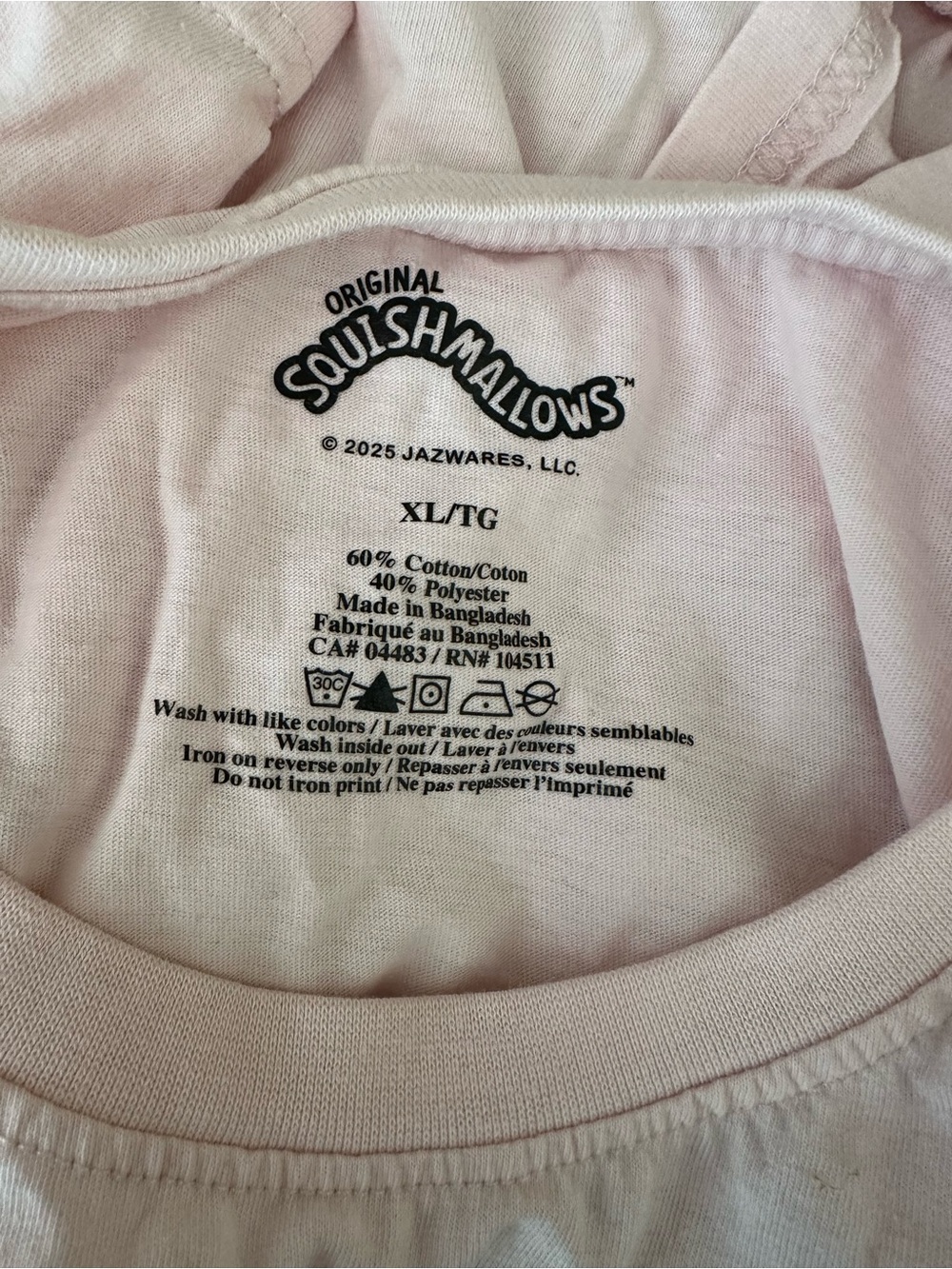 Ladies XL Squishmallows shirt - Cam the Cat - Picture 2 of 3